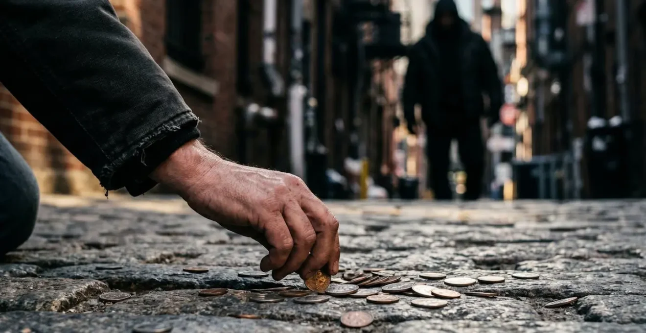 Reconstitution visuelle de la technique de diversion utilisée par les pickpockets